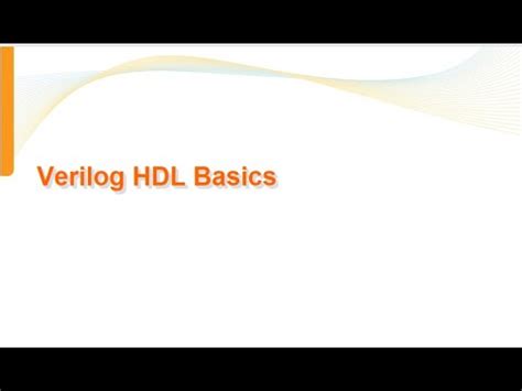 intelacademy|Verilog HDL Basics .